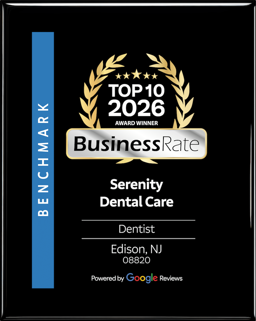 award-plaque-top-dentist-in-edison